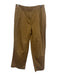 Everlane Size 2 Beige Cotton Trouser Zip Fly Wide Leg Pants Beige / 2