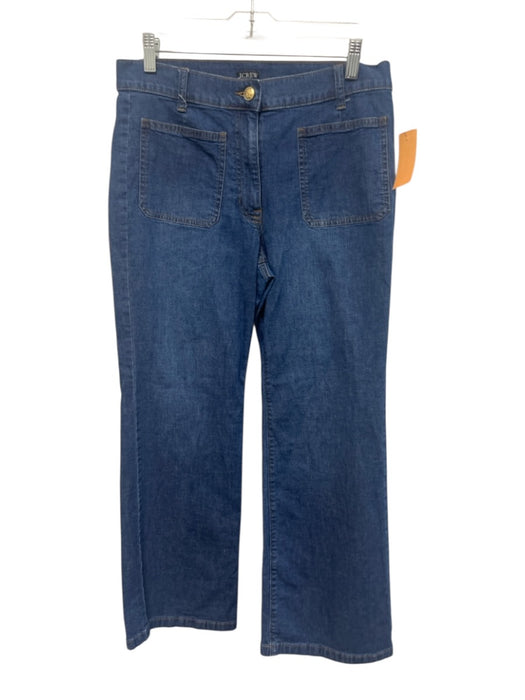 J Crew Size 27 Medium Wash Cotton Cotton High Rise Zip Fly Boot Cut Jeans Medium Wash / 27