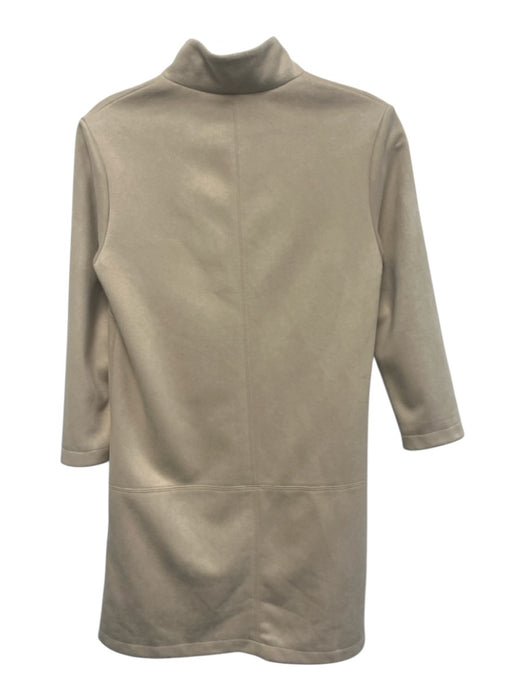 Tuckernuck Size XS Beige Polyester Long Sleeve Split Neck Collar Dress Beige / XS