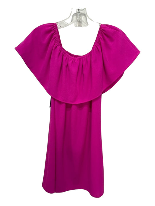 Show Me Your Mumu Size XS Bright Pink Polyester Blend Off Shoulder Shift Dress Bright Pink / XS