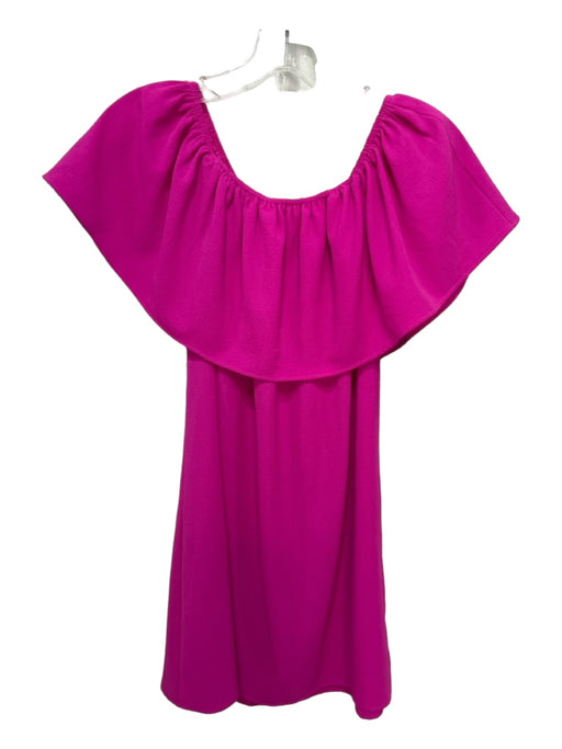 Show Me Your Mumu Size XS Bright Pink Polyester Blend Off Shoulder Shift Dress Bright Pink / XS