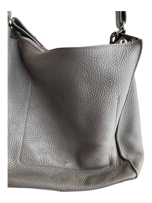 ALLSAINTS Grey Cow Leather Shoulder Strap Cross Body Strap Zip closure Purse Grey / M