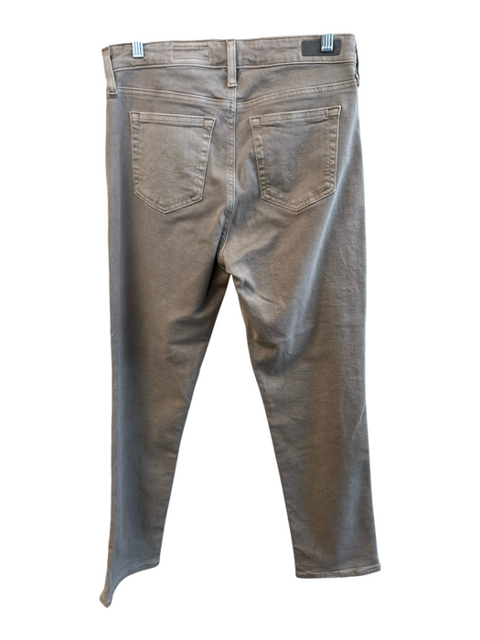 Adriano Goldschmied Size 29 Beige Cotton Blend High Rise Slim Straight Jeans Beige / 29