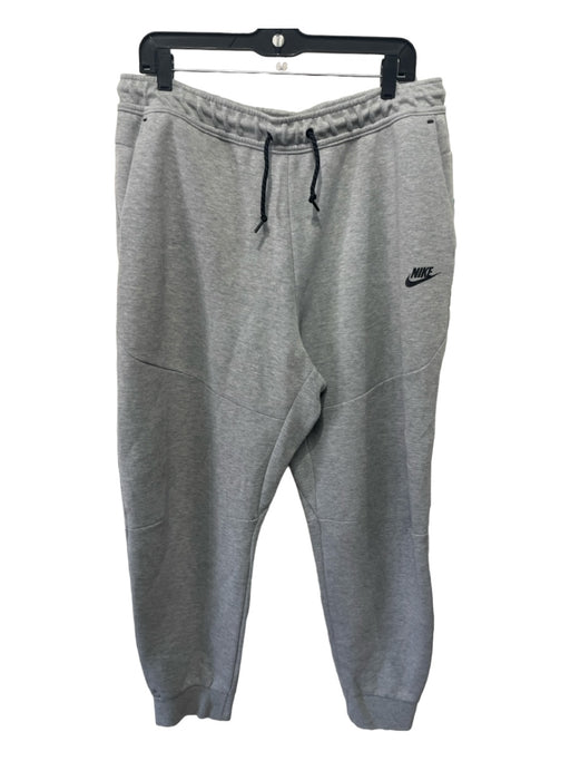 Nike Size XXL Light Gray Cotton Blend Solid Jogger Men's Pants XXL