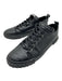 Giuseppe Zanotti Shoe Size 45 Black Leather Solid Embossed Sneaker Men's Shoes 45