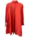 Max Mara Size 10 Hot Orange Cotton Long Sleeve Button Front Breast Pocket Dress Hot Orange / 10
