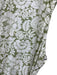 Christy Lynn Size M White & Green Cotton Floral Cap Sleeve Button Front Dress White & Green / M