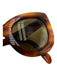 Celine Brown Acetate Tortoiseshell Black Lens Round Oversized Sunglasses Brown