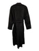 Rue Sophie Size S Black Wool Blend Long Sleeve Open Sash Inc Coat Black / S