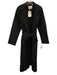Rue Sophie Size S Black Wool Blend Long Sleeve Open Sash Inc Coat Black / S
