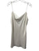 Alice + Olivia Size 12 White Triacetate Blend Satin Spaghetti Strap Dress White / 12
