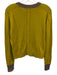 Kilte Size 0 Green, Gray, Purple Cotton & Cashmere Ribbed Neck Knit Sweater Green, Gray, Purple / 0