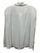 Lafayette 148 Size Large Ivory White Silk Button Down Long Sleeve Collared Top Ivory White / Large