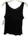 Eileen Fisher Size M Black Silk Sleeveless Tank Top Black / M