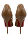 Christian Louboutin Shoe Size 38 Beige Patent Leather Pointed Toe Stiletto Pumps Beige / 38
