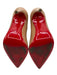 Christian Louboutin Shoe Size 38 Beige Patent Leather Pointed Toe Stiletto Pumps Beige / 38