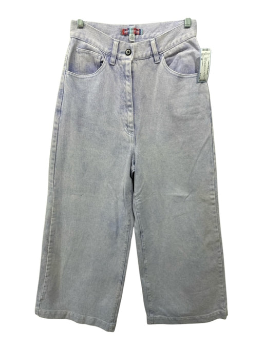 Urban Outfitters Size 28 Light Purple Cotton Denim High Rise Wide Leg Jeans Light Purple / 28