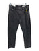 Zara Size 28 Faded Black Cotton Denim Rhinestone High Rise Wide Leg Jeans Faded Black / 28