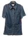 Madewell Size S Medium dark wash Cotton Blend Denim Short Sleeve Dress Medium dark wash / S
