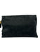 Henri Bendel Black Leather Gold Tone Hardware Python Embossed Flap Top Bag Black