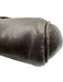 Kleinberg Sherrill Dark Brown Leather Flap Top Magnetic Snap Closure Bag Dark Brown