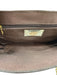 Kleinberg Sherrill Dark Brown Leather Flap Top Magnetic Snap Closure Bag Dark Brown