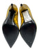 Saint Laurent Shoe Size 36.5 Gold Leather Upper Metallic Pointed Toe Pumps Gold / 36.5