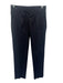 Prada Size 36 Navy Blue Cotton & Elastane Zip Fly Low Rise Slim Leg Pants Navy Blue / 36