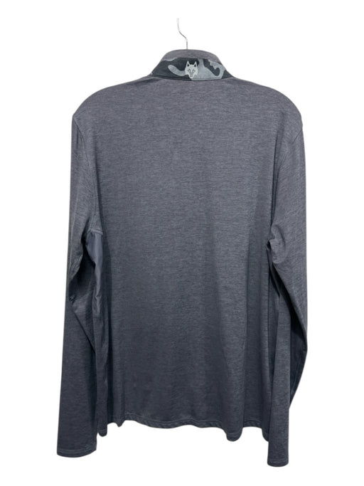 Greyson Size M Dark Gray Synthetic Heathered Athletic Men's Long Sleeve Shirt Dark Gray / M