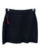 Maje Size XS / 36 Black Cotton Faux Pockets Faux Pearl Button Mini A line Skirt Black / XS / 36