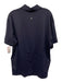 Greyson Size Est L Blue Synthetic Solid Polo Athleisure Men's Short Sleeve Blue / Est L