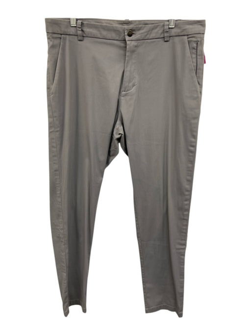 Lululemon Size 34 Gray Synthetic Solid Khaki Athleisure Men's Pants Gray / 34