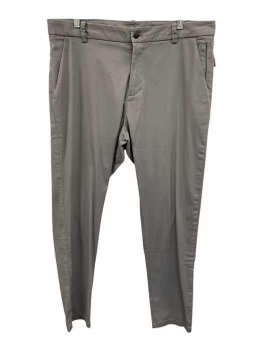 Lululemon Size 34 Gray Synthetic Solid Khaki Athleisure Men's Pants Gray / 34