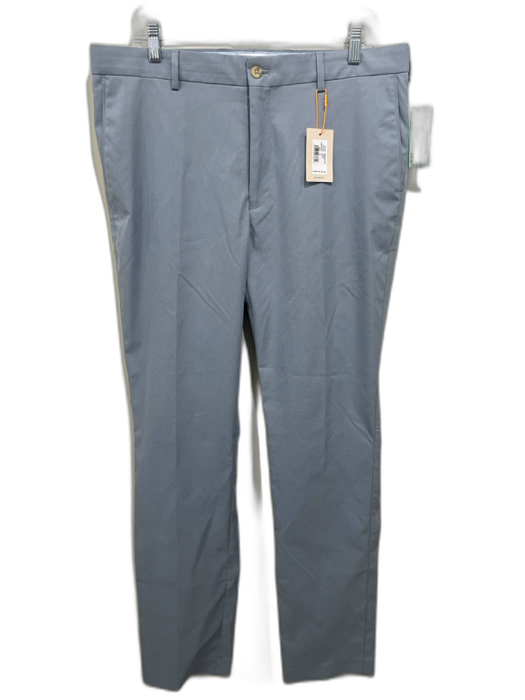 Peter Millar NWT Size 35 Blue Polyester Solid Zip Fly Men's Pants Blue / 35