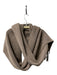 No Brand Brown Polyester Cotton Fringe Detail Wrap scarf Brown / Large