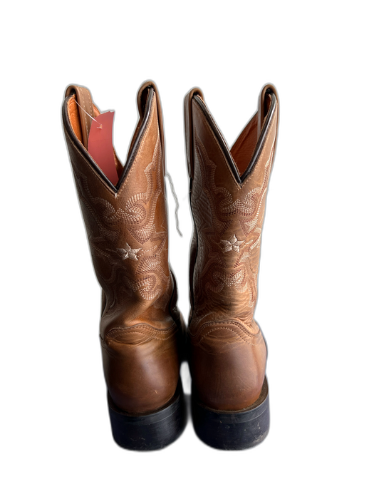 Idyllwind Shoe Size 8.5 Brown Leather Square Toe Above Ankle Embroidered Boots Brown / 8.5