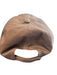 Ganni Brown 100% Organic Cotton Khaki Logo Velcro closure Baseball Hat Brown / One Size