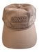 Ganni Brown 100% Organic Cotton Khaki Logo Velcro closure Baseball Hat Brown / One Size