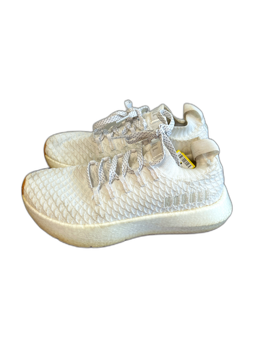 Nobull Shoe Size 7.5 White Manmade Material Round Toe lace up Mesh Detail Shoes White / 7.5