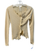 By Anthropologie Size S Yellow Rayon & Polyester lettuce edge Long Sleeve Top Yellow / S