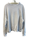Parke Size L/XL White Cotton Round Neck Long Sleeve Ribbed Knit Sweatshirt White / L/XL