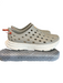Kane Shoe Size 8 Light Gray Round Almond Toe Perforated Back Pull Shoes Light Gray / 8