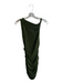 Bronzesnake Size Small Green Polyester Blend Sleeveless Twist Shoulder Dress Green / Small
