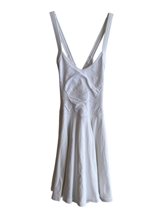 FP Movement Size XS/S White Nylon Blend Strappy Back stretch sides Dress White / XS/S