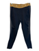 Goldbergh Size S/M Black & Gold Polyamide Stretch Waist Ribbed Sides Leggings Black & Gold / S/M