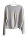 Spanx Size Large White Modal Blend Long Sleeve Crew Neck Sweatshirt White / Large