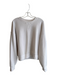 Spanx Size Large White Modal Blend Long Sleeve Crew Neck Sweatshirt White / Large