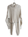 Alo Size XS White Polyester Blend Cable Knit Hood Long Sleeve Yoga Pants Set White / XS