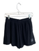 Alo Size XS Black Polyester Blend Ribbed Stretch Waist Back Pocket Shorts Black / XS