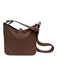 Bally Brown Pebble Leather Gold hardware Crossbody Strap Braid Detail Bag Brown / S